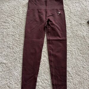 Gymshark Burgundy Leggings